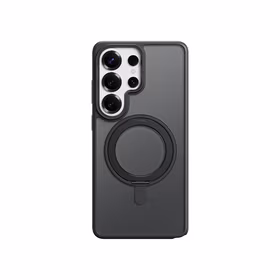 Rock Rotating Statīvs Soft Touch Series Magnetic for Samsung Galaxy S26 melns