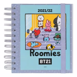 BT21 2021/2022 mācību gada kalendārs, zils