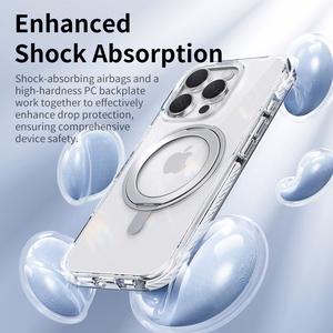 Rock Rotating Stand Crystal Series Magnētiskais Iphone 16 melns