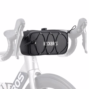 Rockbros TL001 ROAD TO SKY 1.9L ūdensizturīga velosipēda stūres soma - melna