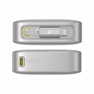 Portatīvais lādētājs Baseus OS Free2Pull 10000mAh 30W + kabelis (pelēks)