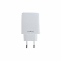 Maxlife MXTC-10-20AC PD QC lādētājs 1x USB-C 1x USB 20W balts