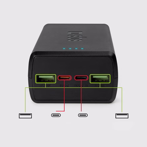 Внешний аккумулятор SBS TTBB30000PD20K 30000 mAh 2 x USB-C 2 x USB-A - чёрный