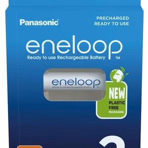 Uzlādējamas baterijas PANASONIC ENELOOP AAA 800 mAh 2 gab. (BK-4MCDE/2CP)