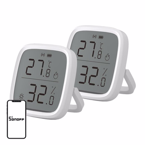 SONOFF ZigBee SNZB-02D temperatūras un mitruma sensors, 2 gab.