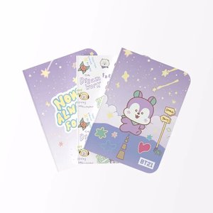 BT21 MANG A6 piezīmju grāmatiņu komplekts, 3 gab.