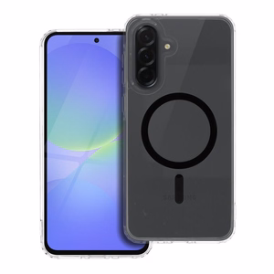 Viedtālruņa apvalks Drop Glue krāsains gredzenveida Magnētiskais vāciņš ar MagSafe, piemērots SAMSUNG A36, melns