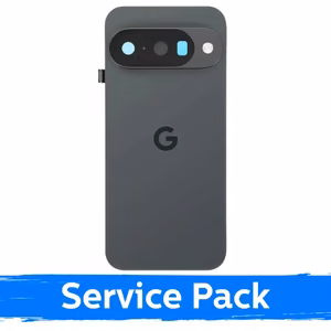 Aizmugurējais vāciņš, saderīgs ar Google Pixel 10, obsidiāna melns (Service Pack)