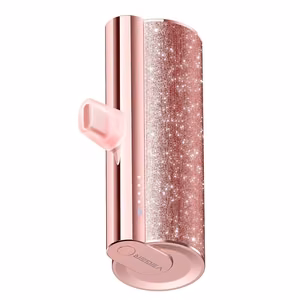 Внешний аккумулятор Veger PlugOn (W0573) PD QC3.0 2,4A 12W 5000 mAh со встроенным коннектором USB C розовый