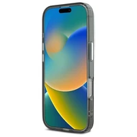 Karl Lagerfeld IML Monogramma Karl & Choupette Head Magnētiskais viedtālruņa apvalks iPhone 16 Pro - melns