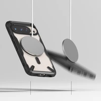 Ringke Fusion X Magnētiskais MagSafe viedtālruņa apvalks Google Pixel 10 / 10 Pro - Melns