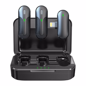 Devia микрофон для смартфона Kintone Lightning беспроводной 2 в 1 чёрный