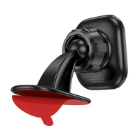 HOCO magnētiskais automobiļa telefona turētājs centrālajai konsolē H30 melns