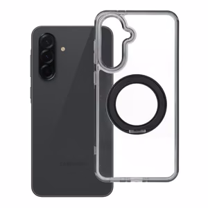 Case for Samsung A36 Frame Circle Stand compatible with MagSafe black