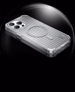 Kingxbar PQY Go Out Series magnētiskais apvalks iPhone 14 MagSafe - melns