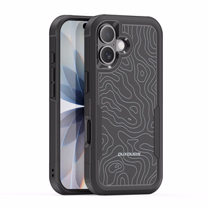 Korpuss Dux Ducis Apple iPhone 17 melns (Kontūru raksts)