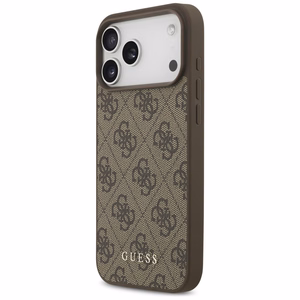 Guess 4G Classic maciņš modelim iPhone 17 Pro Max / 18 Pro Max – brūns