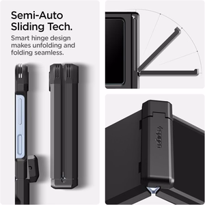 Spigen Tough Armor Pro Mag Magnētiskais viedtālruņa apvalks Samsung Galaxy Z Flip 6 / 7 FE - melns