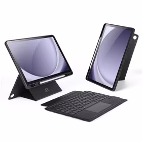 Dux Ducis "DK Series" bezvadu tastatūra Samsung X210 / X216 / X218 Tab A9 Plus 11 melna