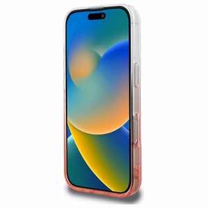 Guess IML Spīdumu gradients Magnētiskais viedtālruņa apvalks iPhone 16 Pro - rozā