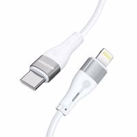 Wozinsky WSTCL2 Lightning / USB-C PD 27W kabelis 2m - balts