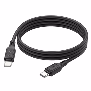 Cable USB C to USB C Hoco 3A 60W 1 m X90 black
