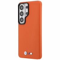 BMW M Metal Logo MagSafe Case for Samsung Galaxy S26 Ultra - Orange