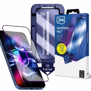 3mk HardGlass Max rūdīts stikls iPhone 15 Pro Max tālrunim