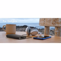 VEGER portatīvais lādētājs 25000 mAh ar iebūvētiem kabeļiem Type C / Lightning PD 130W TCE130 (W2503) melna