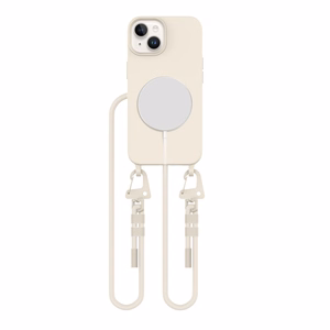 Tech-Protect MagNecklace MagSafe iPhone 14 apvalks - bēša