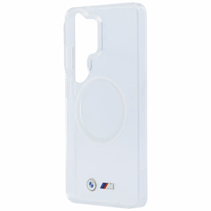 BMW IML Shockproof Metal Logo MagSafe maciņš priekš Samsung Galaxy S26 Ultra caurspīdīgs