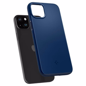 Spigen Thin Fit viedtālruņa apvalks iPhone 15 Plus - zils