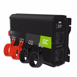 Инвертор Green Cell PRO, 12 В DC — 230 В AC, 2000 Вт постоянной / 4000 Вт пиковой мощности, модифицированная синусоида