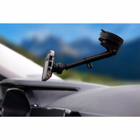 FORCELL F-GRIP PrecisionX magnētiskais automašīnas turētājs vējstiklam / panelim / gaisa ventilācijai, saderīgs ar MagSafe, melns