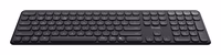 Trust Vaiya US melna USB + RF bezvadu + Bluetooth tastatūra