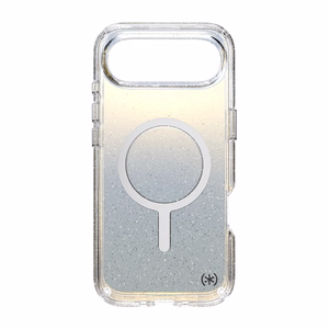 Speck Presidio Lux Glitter MagSafe vāciņš ierīcei iPhone Air, “Clear / Hyper Mirror Glitter” krāsā