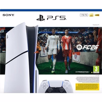 Sony PlayStation 5 Slim + EA Sports FC 26 Bundle 1 TB Wi-Fi melns, balts