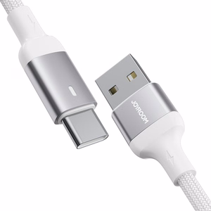 USB kabelis Joyroom S-UC027A10 USB uz Type-C 3A 1,2 m balts