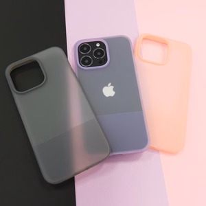 Kingxbar Plain Series viedtālruņa apvalks iPhone 13 silikona apvalks pelēks