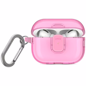 Uniq Glase Pro apvalks AirPods Pro 2 - rozā