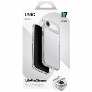 Uniq Lifepro Xtreme viedtālruņa apvalks iPhone 17 Air - Caurspīdīgs