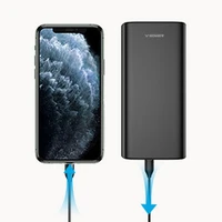 VEGER Portatīvais lādētājs 20000 mAh PD QC3.0 5A 100W T100 (W2032C-100) melns