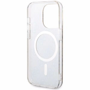 Guess IML 4G magnētiskais viedtālruņa apvalks iPhone 15 Pro - brūns