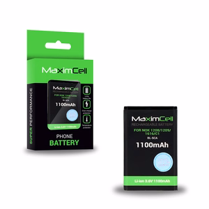 Maximcell baterija priekš Nokia 1208/1209/1616/C1 BL-5CA 1100mAh Li-ion