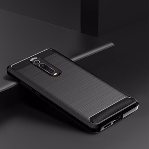 CARBON viedtālruņa apvalks XIAOMI Redmi 9T / Poco M3 melns