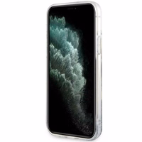 Karl Lagerfeld KLHCP12MLNHCCS iPhone 12/12 Pro 6.1" sudraba/sudraba cietais apvalks Mirdzošs Choupette Galva