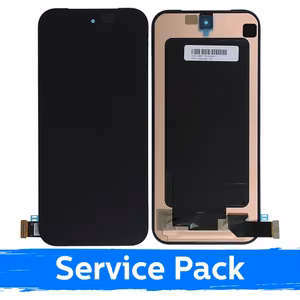 LCD displejs, saderīgs ar Google Pixel 9 Pro Fold  (ārējais) melns (Service Pack)