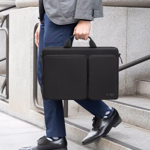 Tech-Protect Defender soma 17" portatīvajam datoram - melna