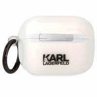 Karl Lagerfeld KLAPHNIKTCT AirPods Pro apvalks caurspīdīgs Karl`s Head