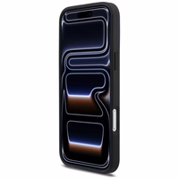 Karl Lagerfeld Rhinestones Karl&Choupette piespraudņu futrālis iPhone 17 Pro Max - Melns